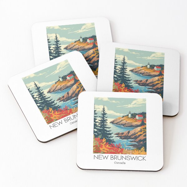 Item preview, A Vintage Travel Art of New Brunswick - Canada  designed and sold by GoodOldVintage.