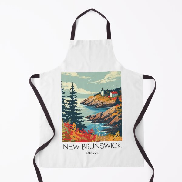 Item preview, A Vintage Travel Art of New Brunswick - Canada designed and sold by GoodOldVintage.