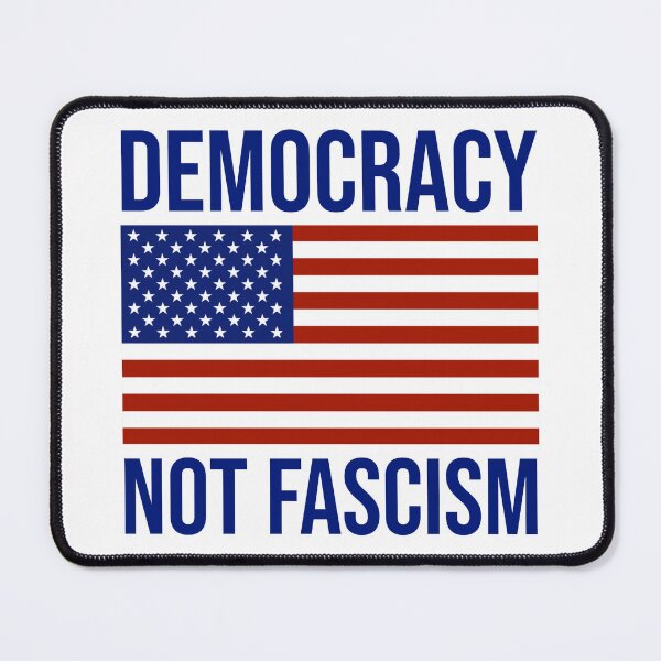 Item preview, Democracy not fascism designed and sold by Rachel the Artist .