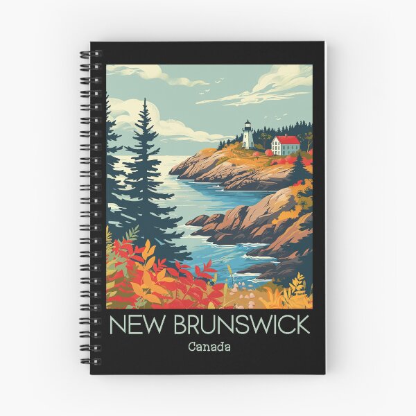 Item preview, A Vintage Travel Art of New Brunswick - Canada  designed and sold by GoodOldVintage.