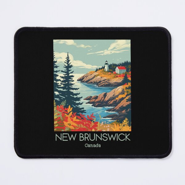 Item preview, A Vintage Travel Art of New Brunswick - Canada  designed and sold by GoodOldVintage.