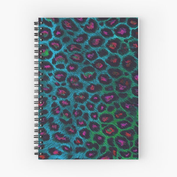 Item preview, Snow Leopard Neon-Noir Pattern designed and sold by StitchNRebl.