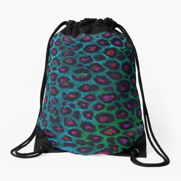 Item preview, Snow Leopard Neon-Noir Pattern designed and sold by StitchNRebl.