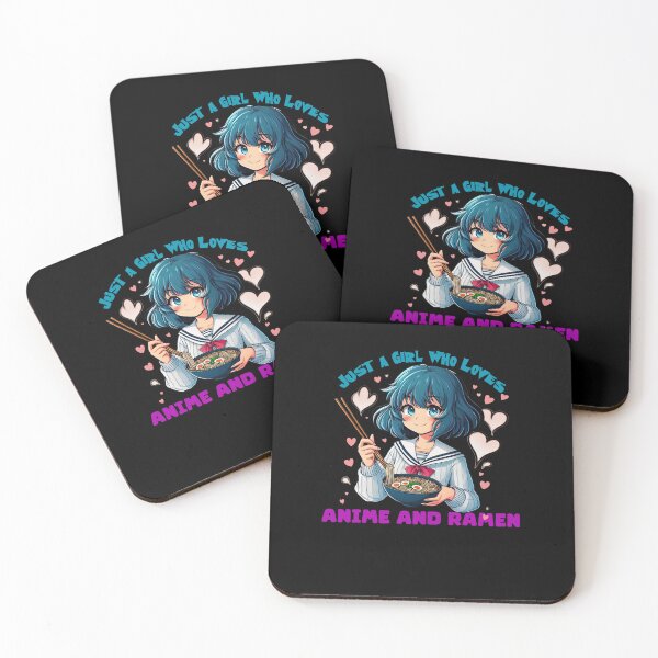 Item preview, Anime Girl Ramen Lover Japanese Noodle Soup Otaku Clothing designed and sold by KolbaVison.