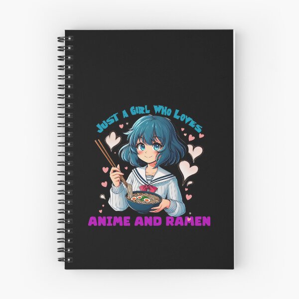 Item preview, Anime Girl Ramen Lover Japanese Noodle Soup Otaku Clothing designed and sold by KolbaVison.