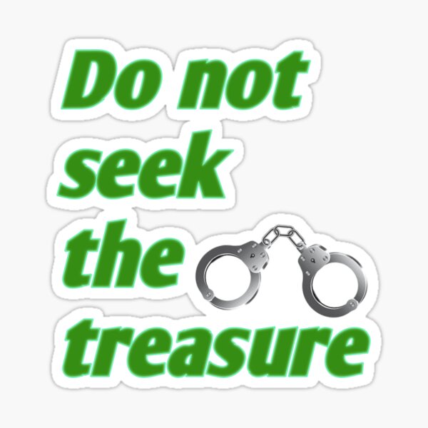 Item preview, Copy of DO NOT SEEK THE TREASURE, LETTERS  designed and sold by CraktmanShop.