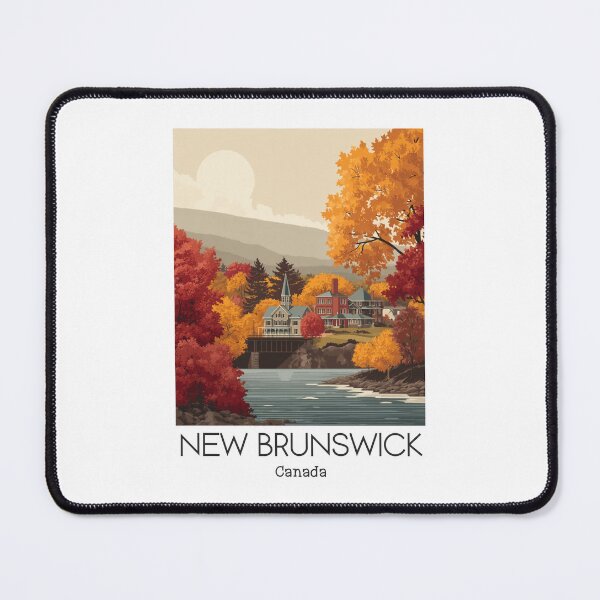 Item preview, A Vintage Travel Art of New Brunswick - Canada  designed and sold by GoodOldVintage.