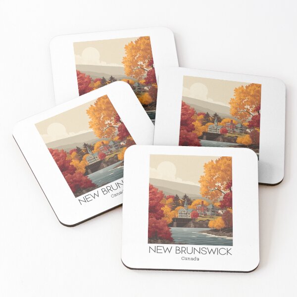 Item preview, A Vintage Travel Art of New Brunswick - Canada  designed and sold by GoodOldVintage.