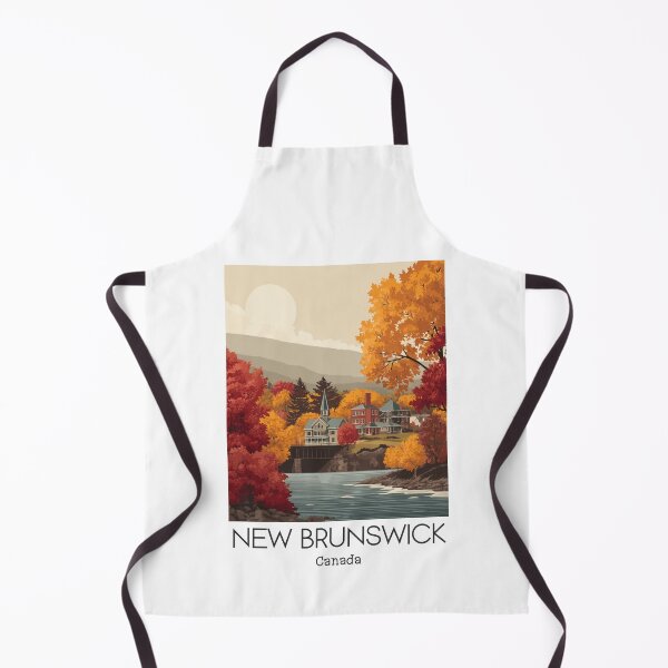 Item preview, A Vintage Travel Art of New Brunswick - Canada designed and sold by GoodOldVintage.