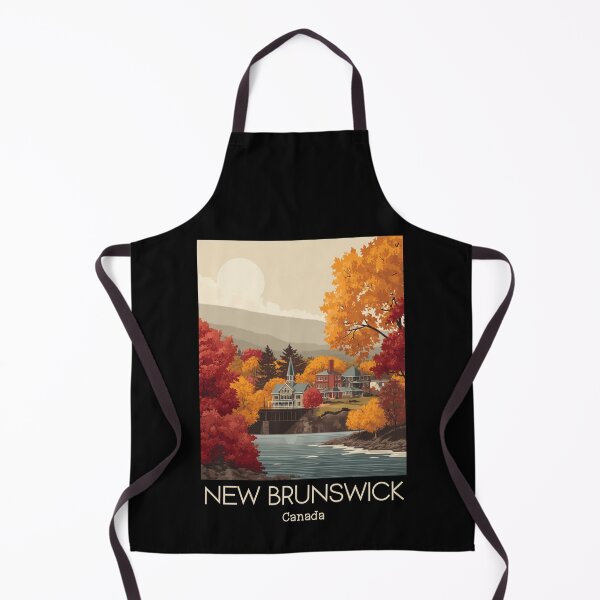 Item preview, A Vintage Travel Art of New Brunswick - Canada designed and sold by GoodOldVintage.