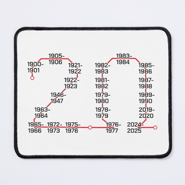 Item preview, 20 League Titles LFC Tube map designed and sold by peterdy.