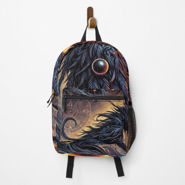 Item preview, Infernal Raven – Solar Eclipse Bird of Fire and Shadow designed and sold by Alaska Magick.