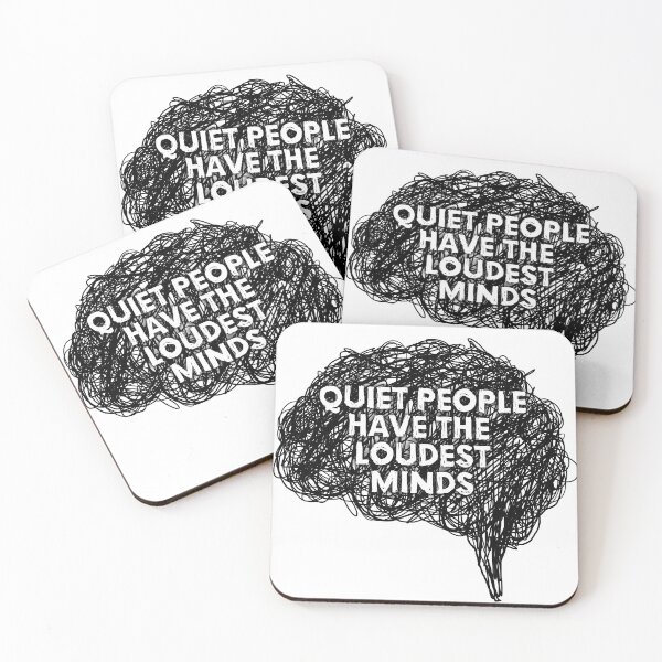 Item preview, Quiet people have the loudest minds ©ChunkaMunka designed and sold by ChunkaMunka.