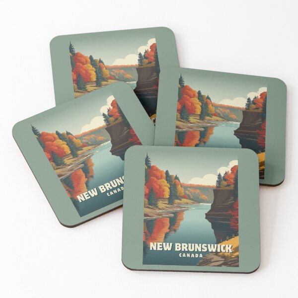 Item preview, A Vintage Travel Art of New Brunswick - Canada  designed and sold by GoodOldVintage.