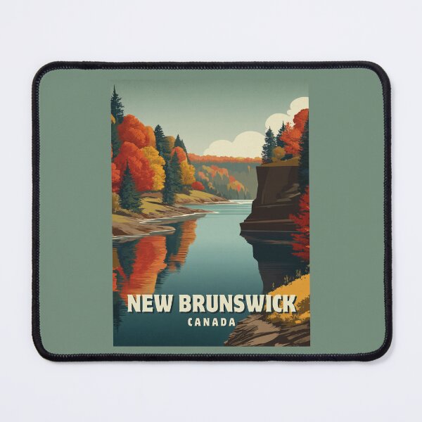 Item preview, A Vintage Travel Art of New Brunswick - Canada  designed and sold by GoodOldVintage.