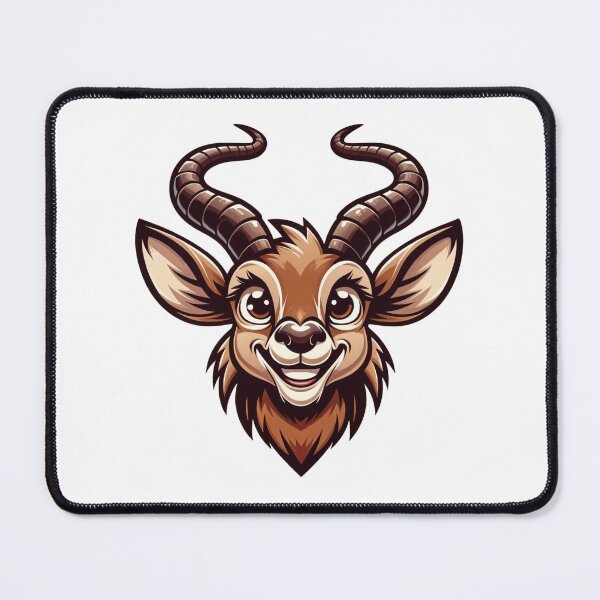 Item preview, Funny Antelope - Elegant Wildlife Illustration designed and sold by latelierdechris.