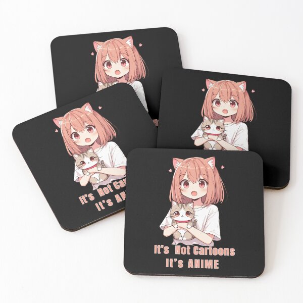 Item preview, Anime Love: Cute Cat Girl Design for Otakus designed and sold by KolbaVison.