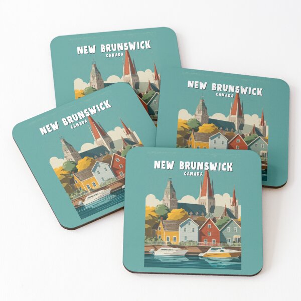 Item preview, A Vintage Travel Art of New Brunswick - Canada  designed and sold by GoodOldVintage.