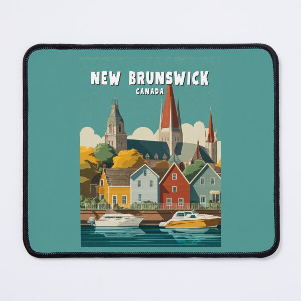 Item preview, A Vintage Travel Art of New Brunswick - Canada  designed and sold by GoodOldVintage.
