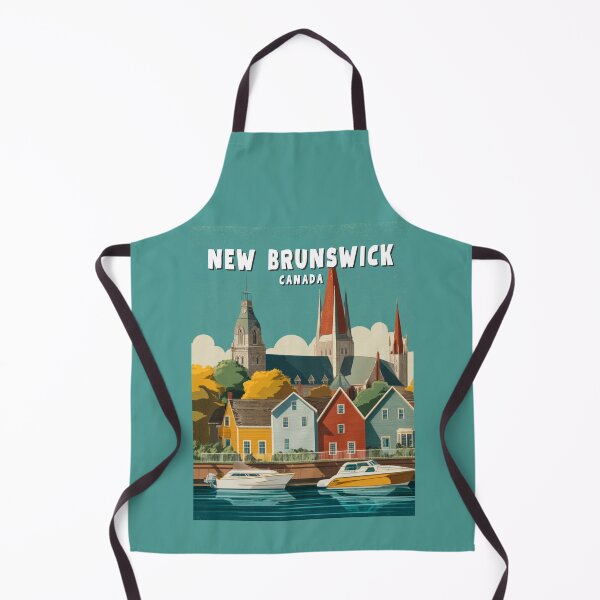 Item preview, A Vintage Travel Art of New Brunswick - Canada designed and sold by GoodOldVintage.