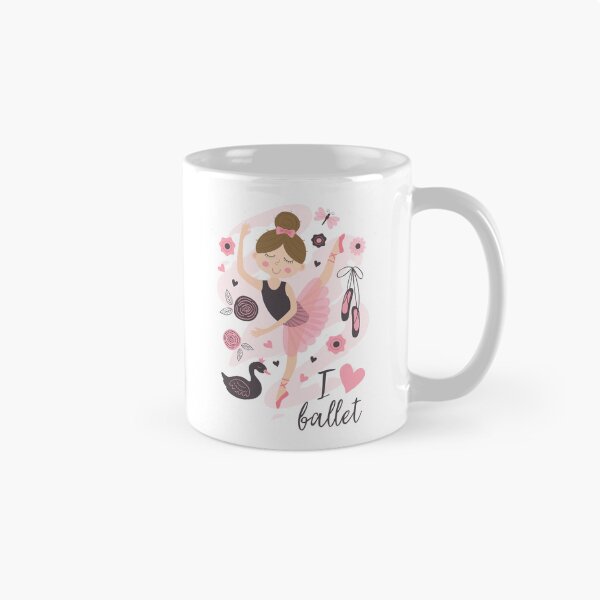Item preview, I Love Ballet - Cute Ballerina in Pink Tutu designed and sold by PrancingPumpkin.