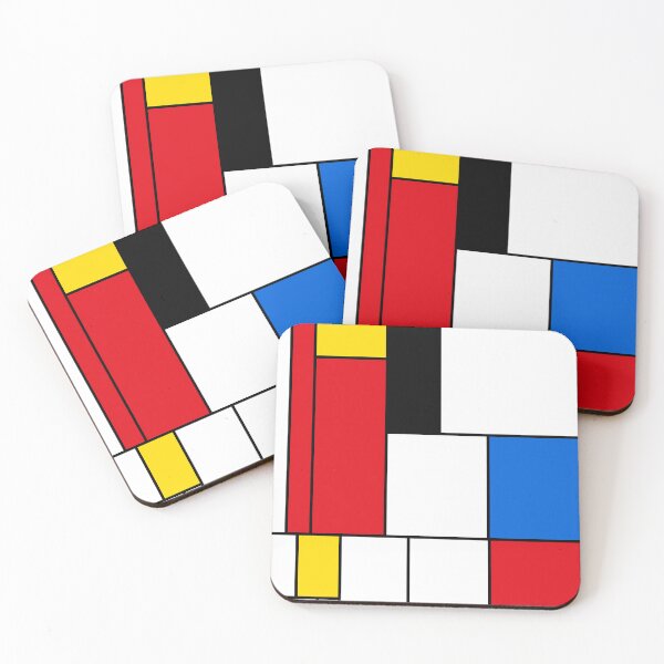 Item preview, Mondrian Style Abstract – Red, Blue and Yellow Composition designed and sold by Keston Studios.