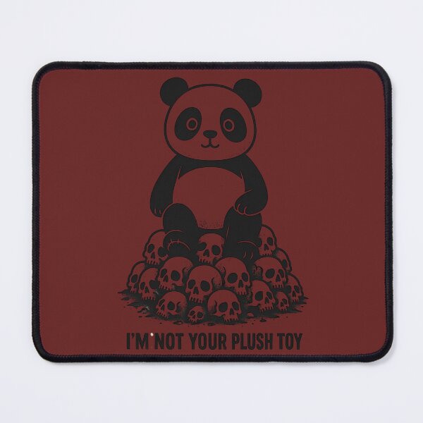 Item preview, Cuteness With a Warning – Panda on a Throne of Skulls designed and sold by ATOTI.