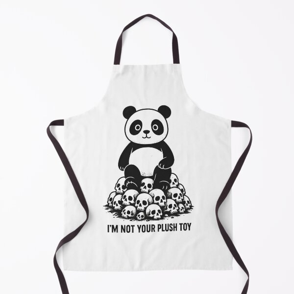 Item preview, Cuteness With a Warning – Panda on a Throne of Skulls designed and sold by ATOTI.