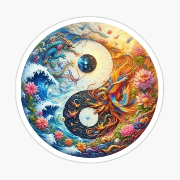 Item preview, Artistic Yin Yang Symbol – Chinese Taoist Zen Aesthetic Graphic designed and sold by harmzk90.