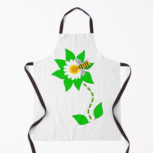 Item preview, White Gerbera Daisy With Bee designed and sold by Sartoris Art.
