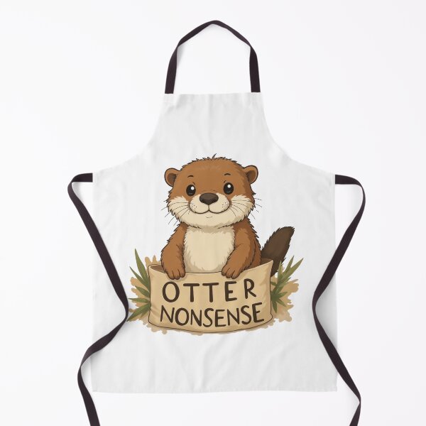 Item preview, Funny Otter Nonsense - Playful and Punny Animal Artwork designed and sold by latelierdechris.