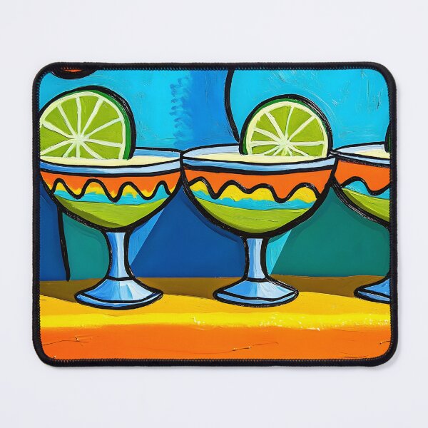 Item preview, Raise a Glass to Cinco de Mayo with Vibrant Margarita Glasses, Bold Patterns, and Zesty Lime Slices designed and sold by OlfactoART Studio.