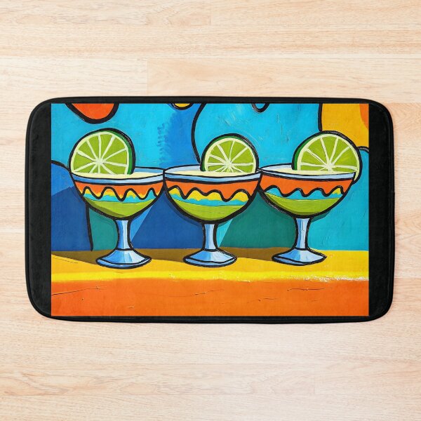 Item preview, Raise a Glass to Cinco de Mayo with Vibrant Margarita Glasses, Bold Patterns, and Zesty Lime Slices designed and sold by OlfactoART Studio.