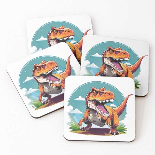 Item preview, Tyrannosaurus Rex or T-Rex, Dinosaurs prehistoric creature, roaring tyrannosaurus, mesozoic era carnivorous dinosaurus designed and sold by Danler.