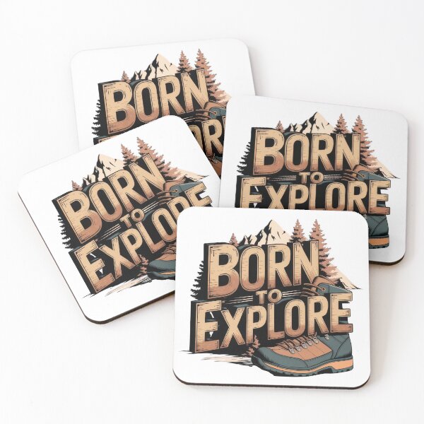 Item preview, Born to Explore Mountain Adventure T-Shirt designed and sold by wtalat123.