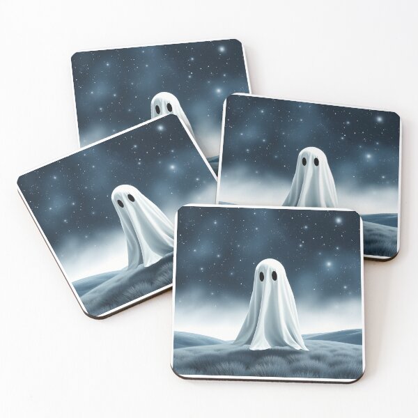 Aperçu de l'œuvre Ghostly Night Wanderer - Eerie and Enchanting Landscape Art créée et vendue par latelierdechris.