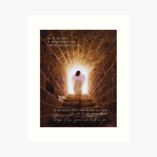 Item preview, Jesus Resurrection Dove Holy Spirt Romans 8 Bible Verse designed and sold by Neeshki.