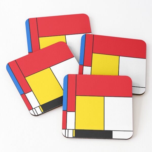 Item preview, Mondrian Style Abstract – Red, Blue and Yellow Composition designed and sold by Keston Studios.