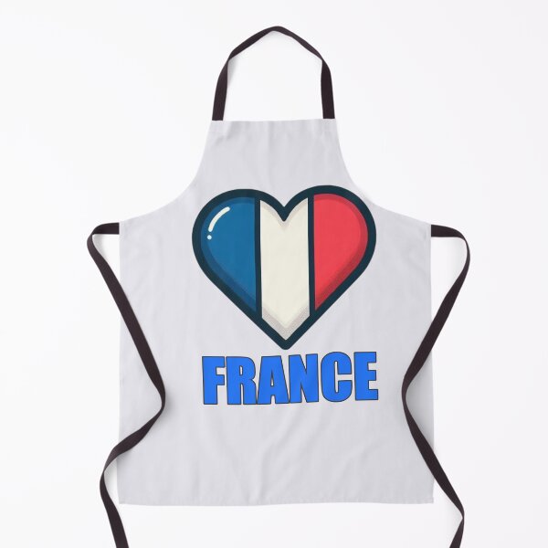 Item preview, Heart-shaped French flag design, perfect for patriotic fans designed and sold by hardingcarl2.
