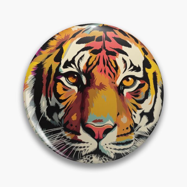 Item preview, Tiger Popart designed and sold by RedHandedOD.