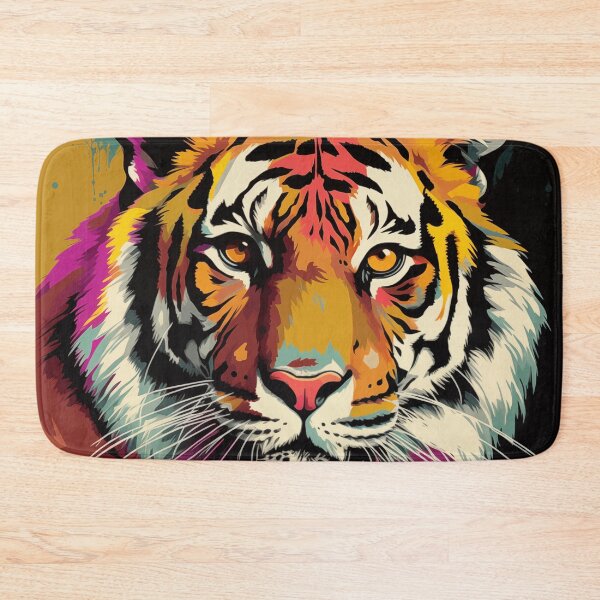 Item preview, Tiger Popart designed and sold by RedHandedOD.