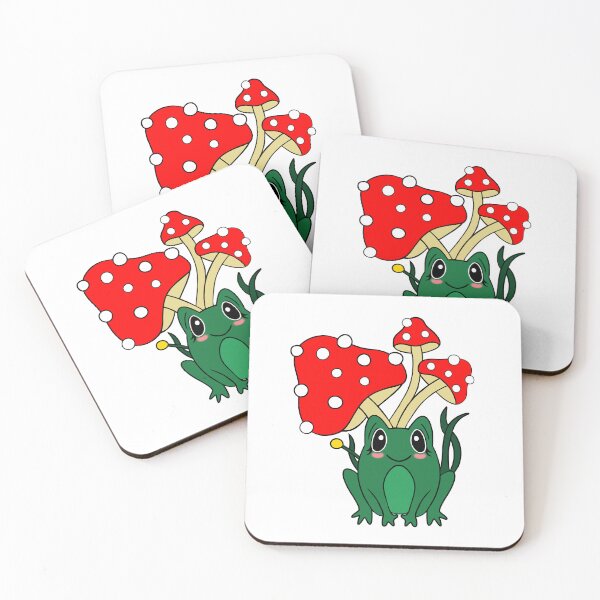 Item preview, Cute Frog And Mushrooms designed and sold by Sartoris Art.