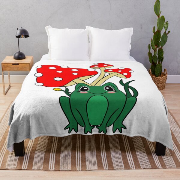 Item preview, Cute Frog And Mushrooms designed and sold by Sartoris Art.
