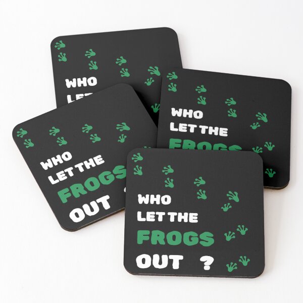 Item preview, Who Let The Frogs Out Funny designed and sold by Klaudesign.