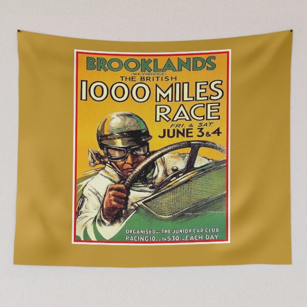 Item preview,  Brooklands Vintage 1932 United Kingdom Automobile  Racing Advertising Print designed and sold by posterbobs.