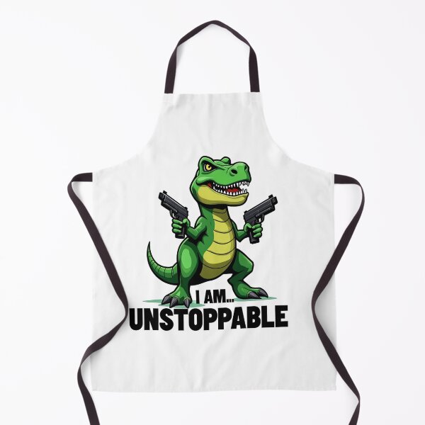 Item preview, Funny Unstoppable Dinosaur - Fierce and Playful Cartoon Design designed and sold by latelierdechris.