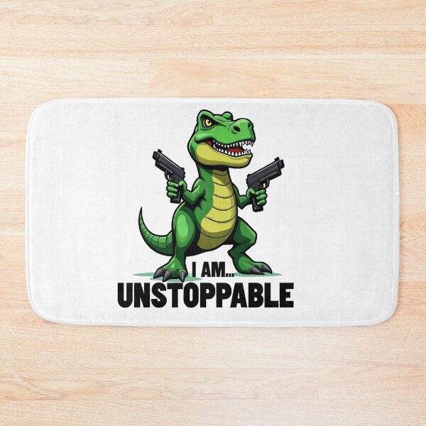 Item preview, Funny Unstoppable Dinosaur - Fierce and Playful Cartoon Design designed and sold by latelierdechris.