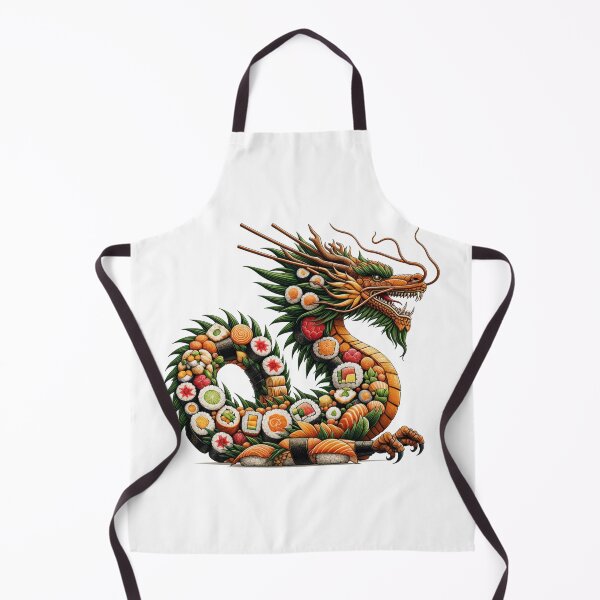 Item preview, Sushi Dragon Art - Culinary Creativity and Elegance designed and sold by latelierdechris.