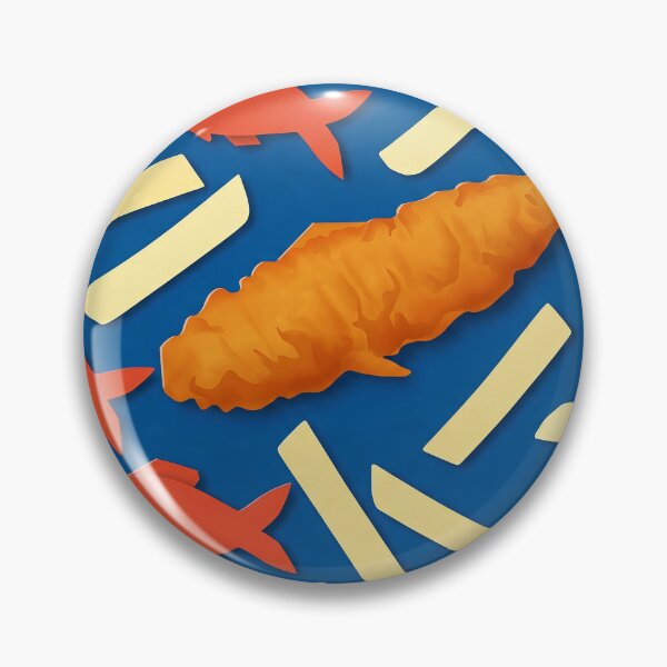 Item preview, Fish and Chips designed and sold by StitchNRebl.