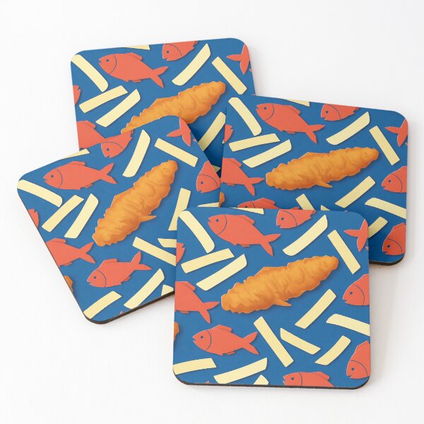 Item preview, Fish and Chips designed and sold by StitchNRebl.
